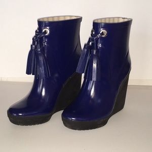 Wedge Rain Boots!